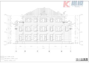2#新中式三层独栋别墅建筑-2