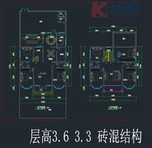 30#欧式二层独栋别墅SU模型加CAD图纸-2