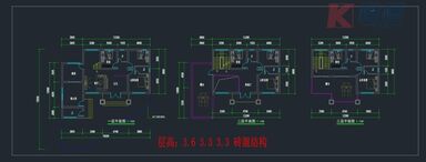 10#欧式三层独栋别墅SU模型加CAD图纸-2