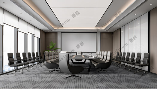 Sketchup会议室模型下载-1