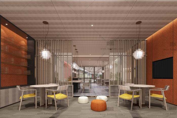 餐饮空间3D模型下载-1