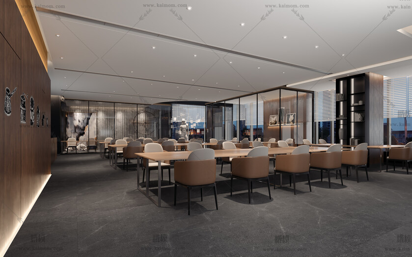 餐饮空间3D模型下载-2