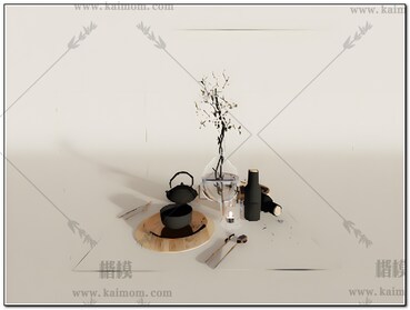 D5格式装饰摆件模型下载-1