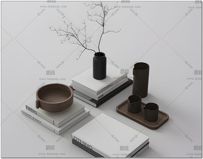 D5格式装饰摆件模型下载-1