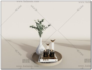 D5格式装饰摆件模型下载-1