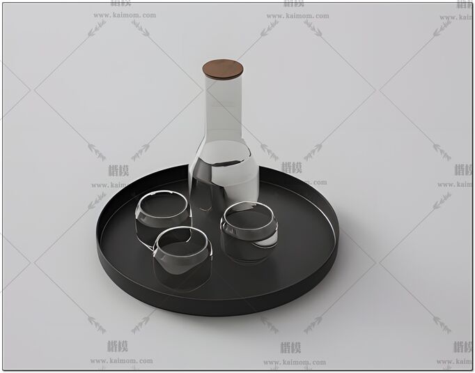 D5格式装饰摆件模型下载-1