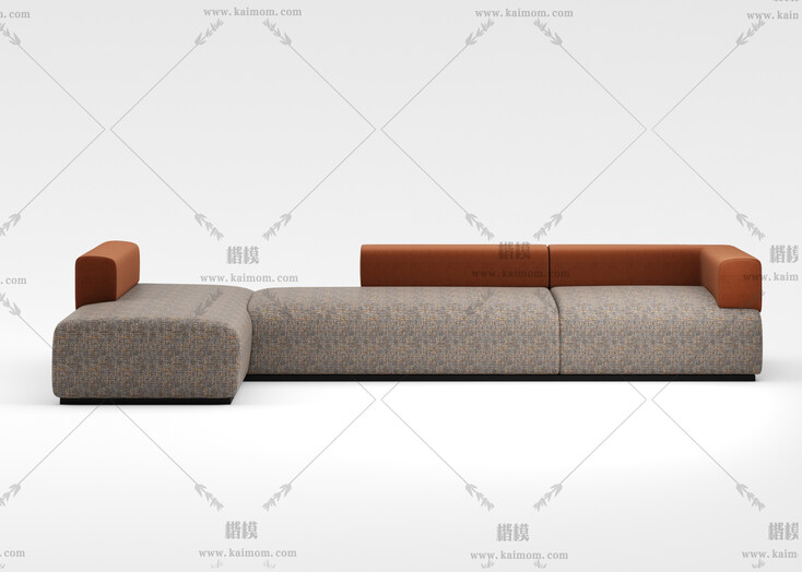 多人沙发，酷家乐直接上传-1
