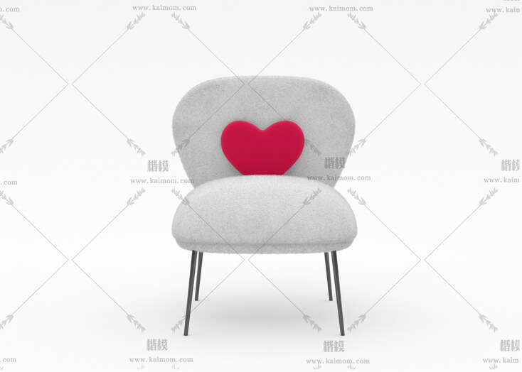 单人沙发模型，酷家乐直接上传使用-1