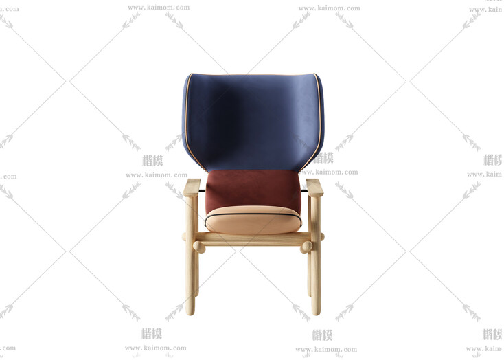 休闲椅模型，酷家乐3Dmax可直接使用-1