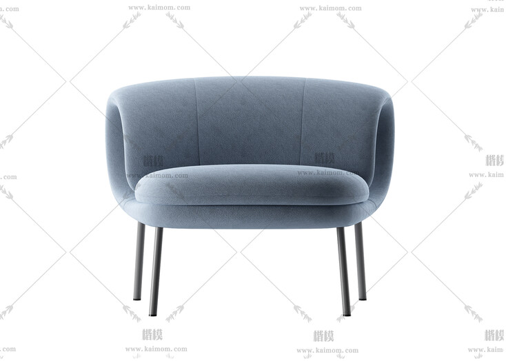 单人沙发模型，酷家乐直接上传使用-1