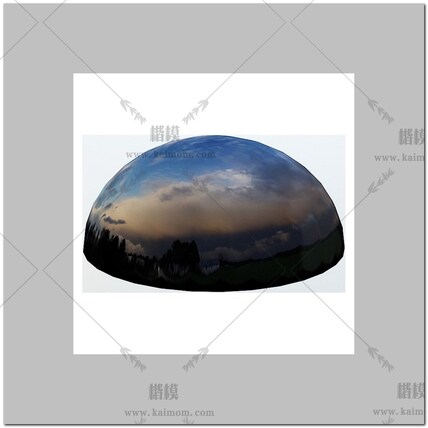 D5模型球形天空背景配景-1