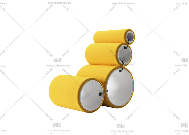 单人沙发,酷家乐直接上传使用-1