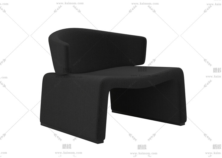 休闲椅模型，酷家乐3Dmax可直接使用-1