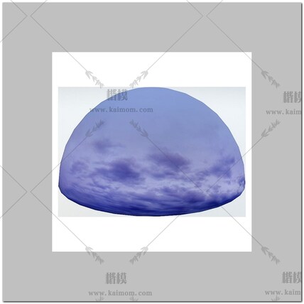 D5模型球形天空背景配景-1