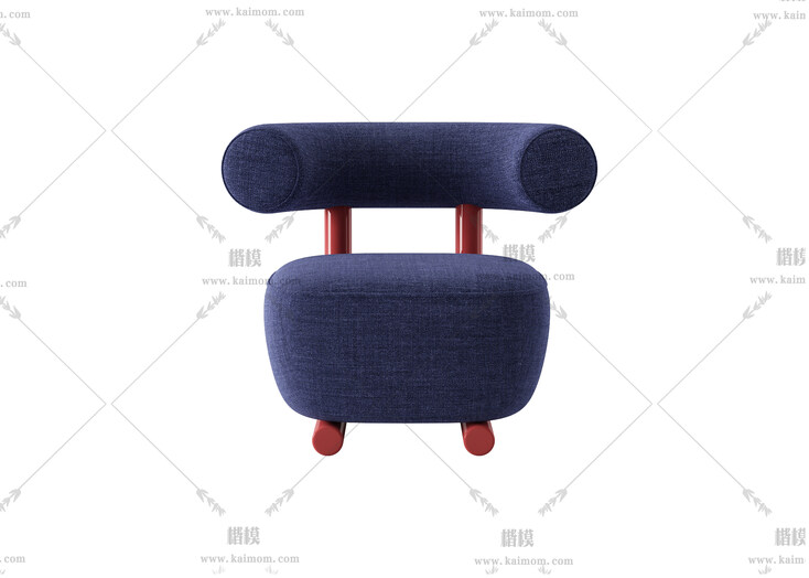 单人沙发模型，酷家乐直接上传使用-1