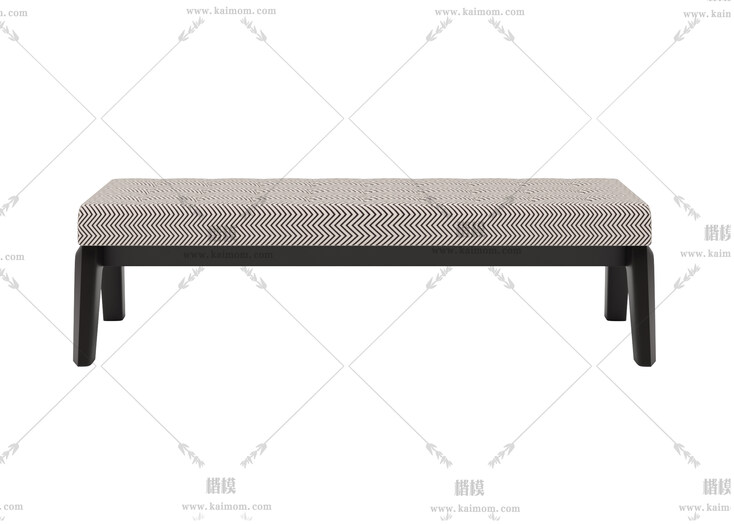 长凳吧椅模型，酷家乐，3Dmax可直接使用-1