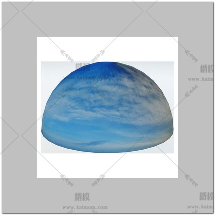 D5模型球形天空背景配景-1