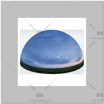 D5模型球形天空背景配景-1