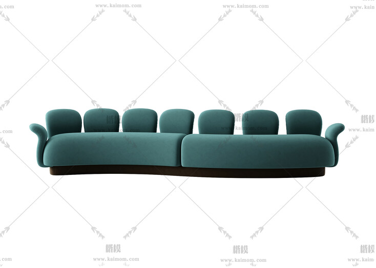 多人沙发,酷家乐直接上传使用-1