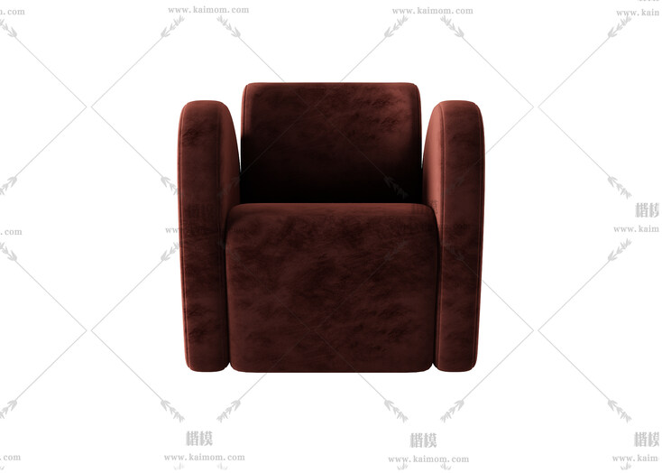 单人沙发模型，酷家乐直接上传使用-1