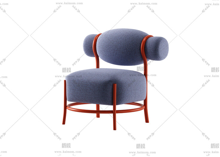 休闲椅模型，酷家乐3Dmax可直接使用-1