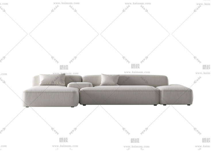 多人沙发，酷家乐直接上传-1