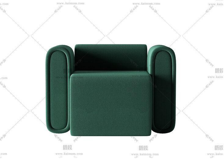 单人沙发模型，酷家乐直接上传使用-1