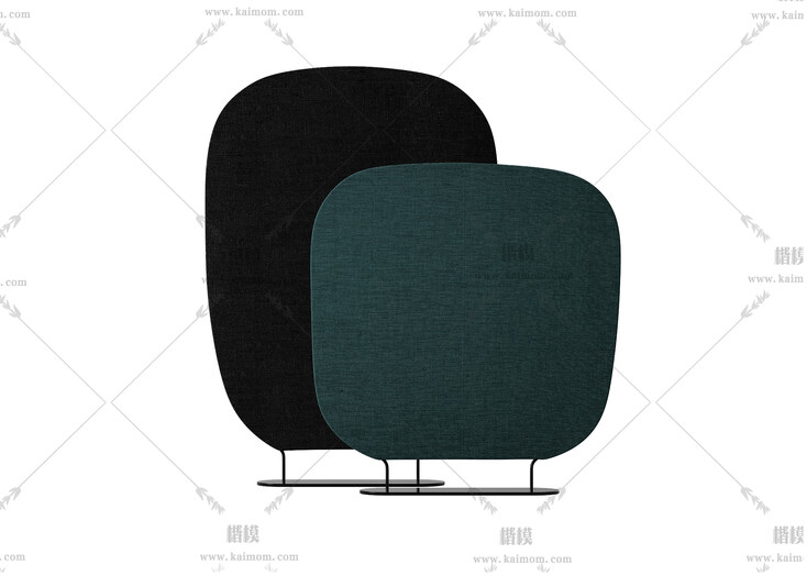 屏风模型,酷家乐，3DMAX可直接使用-1