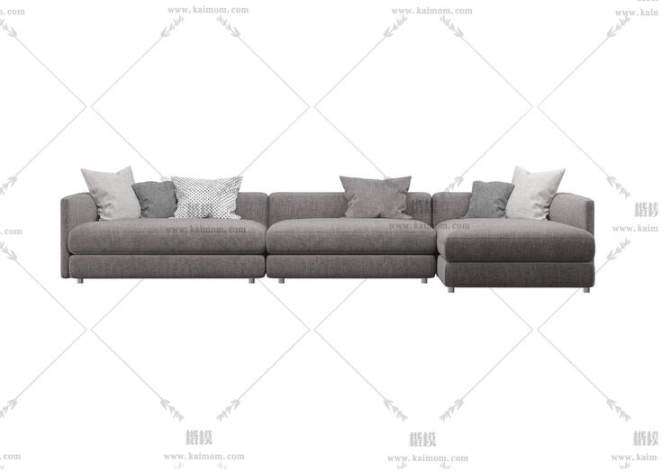 多人沙发，酷家乐直接上传-1