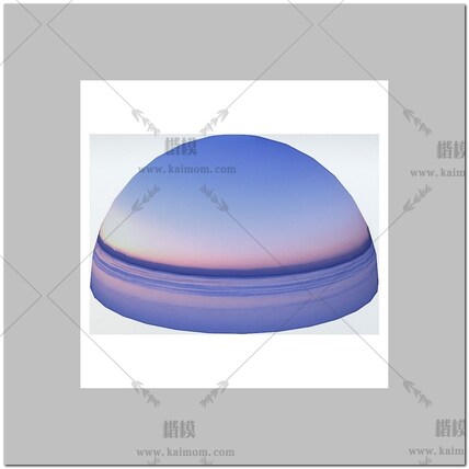 D5模型球形天空背景配景-1