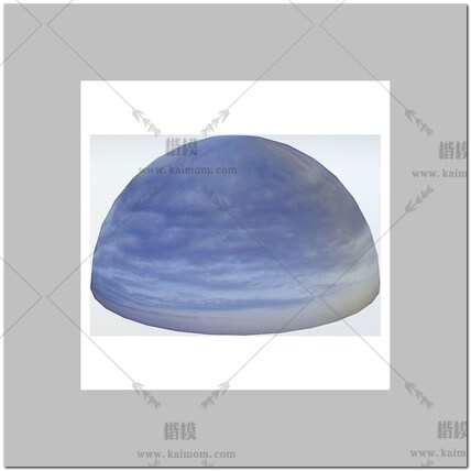 D5模型球形天空背景配景-1