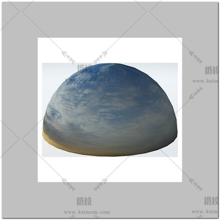D5模型球形天空背景配景-1