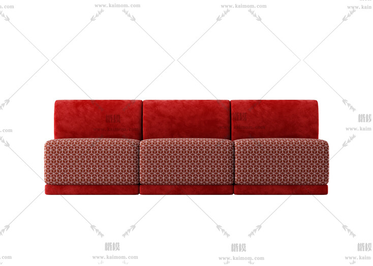 多人沙发,酷家乐直接上传使用-1