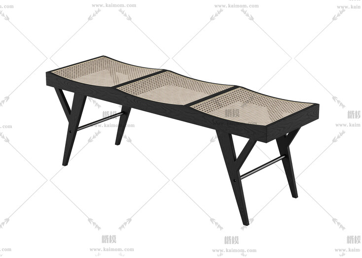 长凳,吧椅模型，酷家乐，3Dmax可直接使用-1