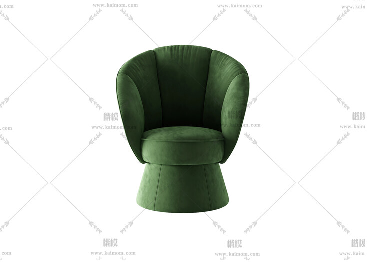 单人沙发,酷家乐直接上传使用-1