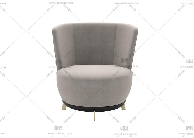 单人沙发模型，酷家乐直接上传使用-1