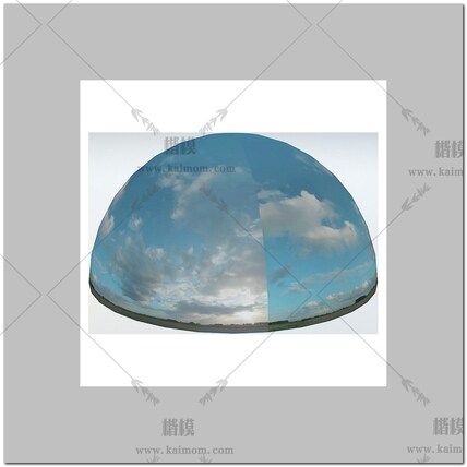 D5模型球形天空背景配景-1