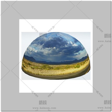 D5模型球形天空背景配景-1