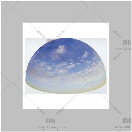 D5模型球形天空背景配景-1