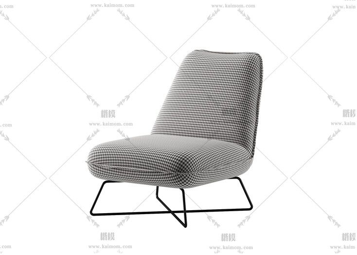 脚踏,懒人沙发，酷家乐直接上传使用-1