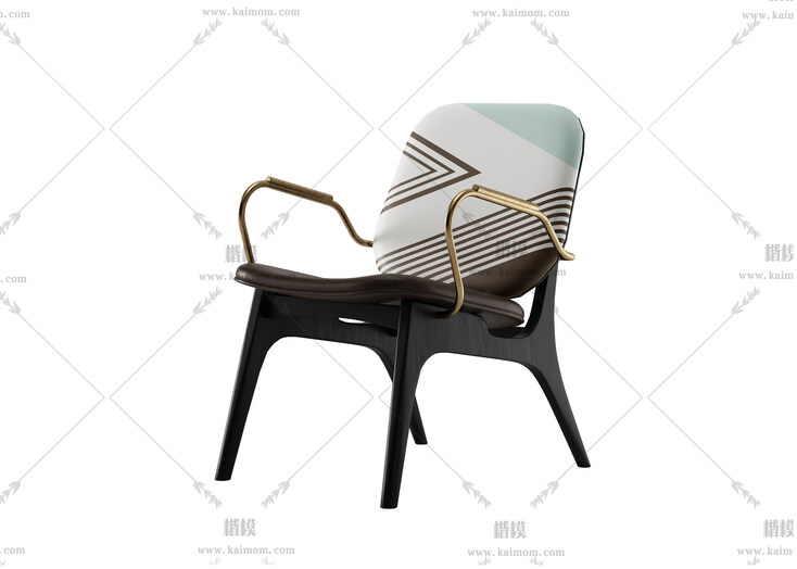 休闲椅模型，酷家乐3Dmax可直接使用-1