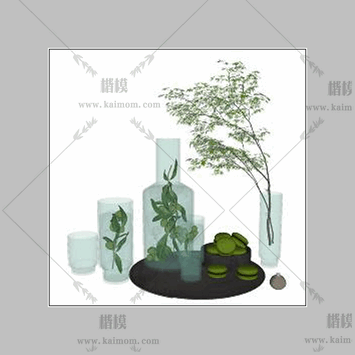 长虹玻璃花瓶组合-1