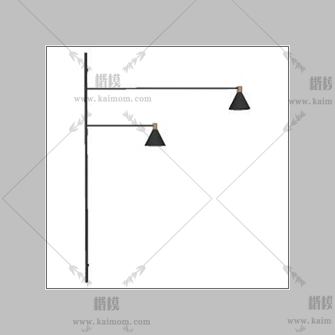 壁灯模型下载，材质免调整-1