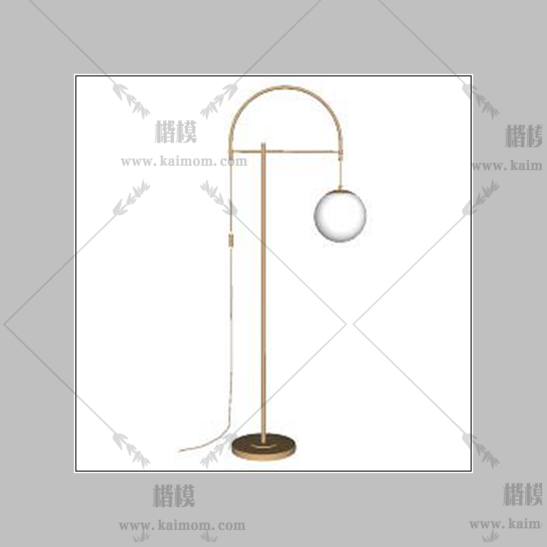 金色落地灯7-1