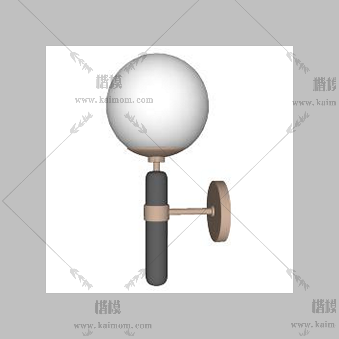 壁灯模型下载，材质免调整-1