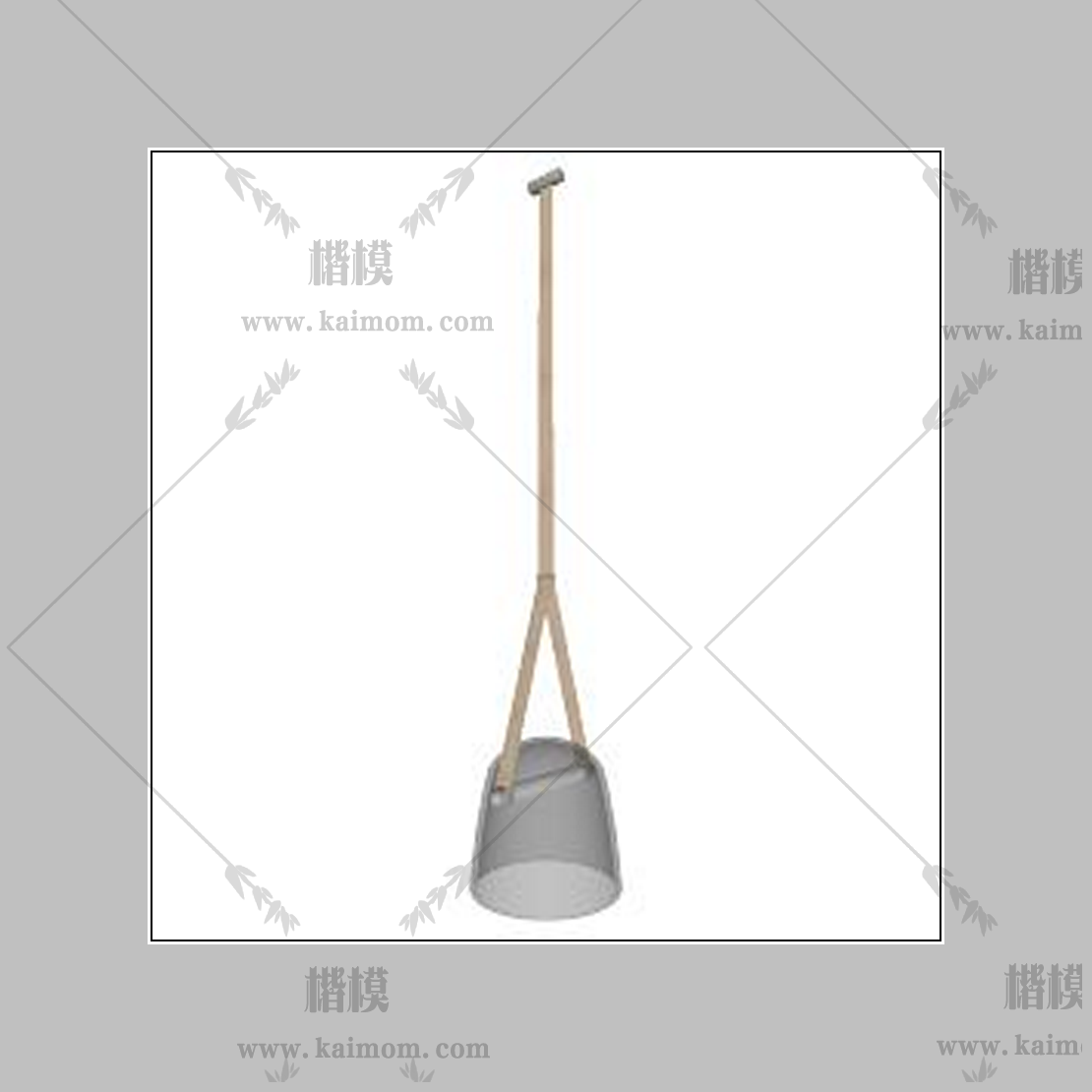 吊灯模型下载，免调整材质-1