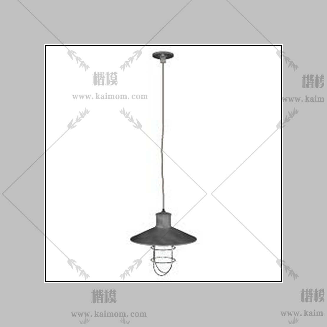 吊灯模型下载，免调整材质-1