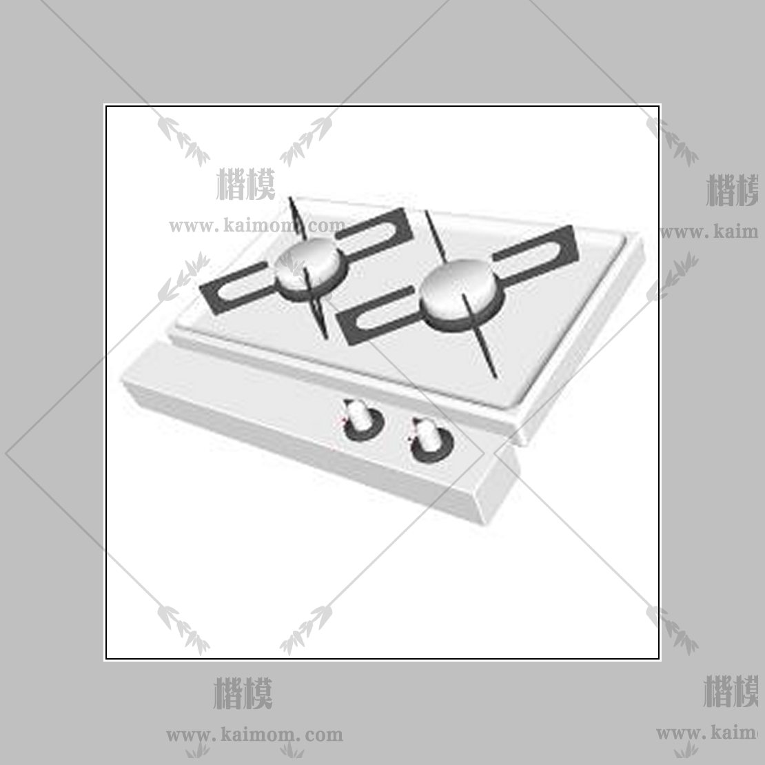 燃气灶模型下载,免调整-1