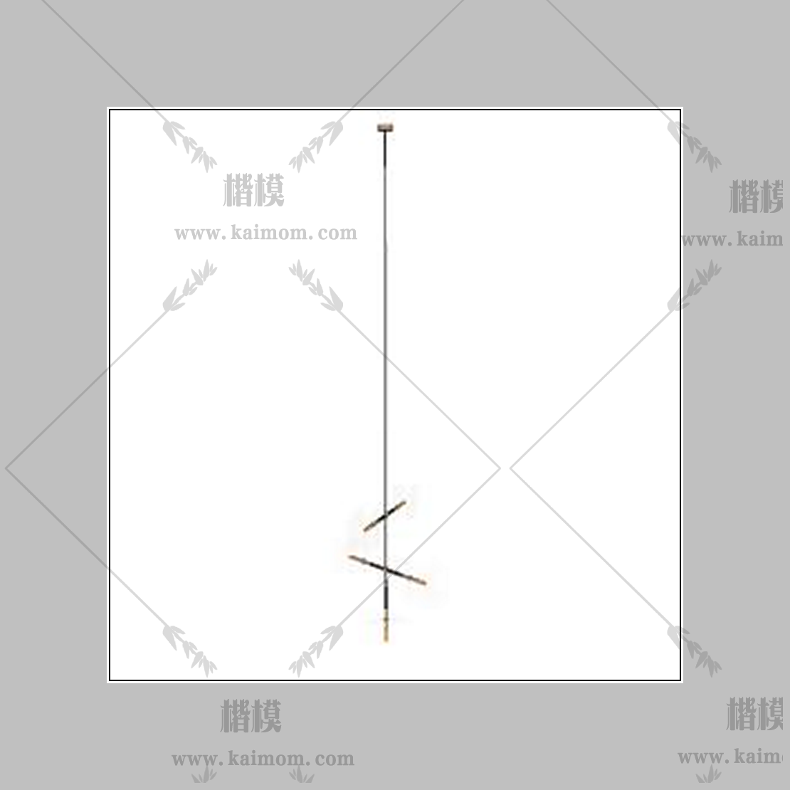 吊灯模型下载，免调整材质-1