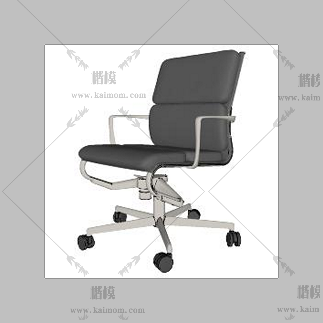办公椅模型下载，材质免调整-1